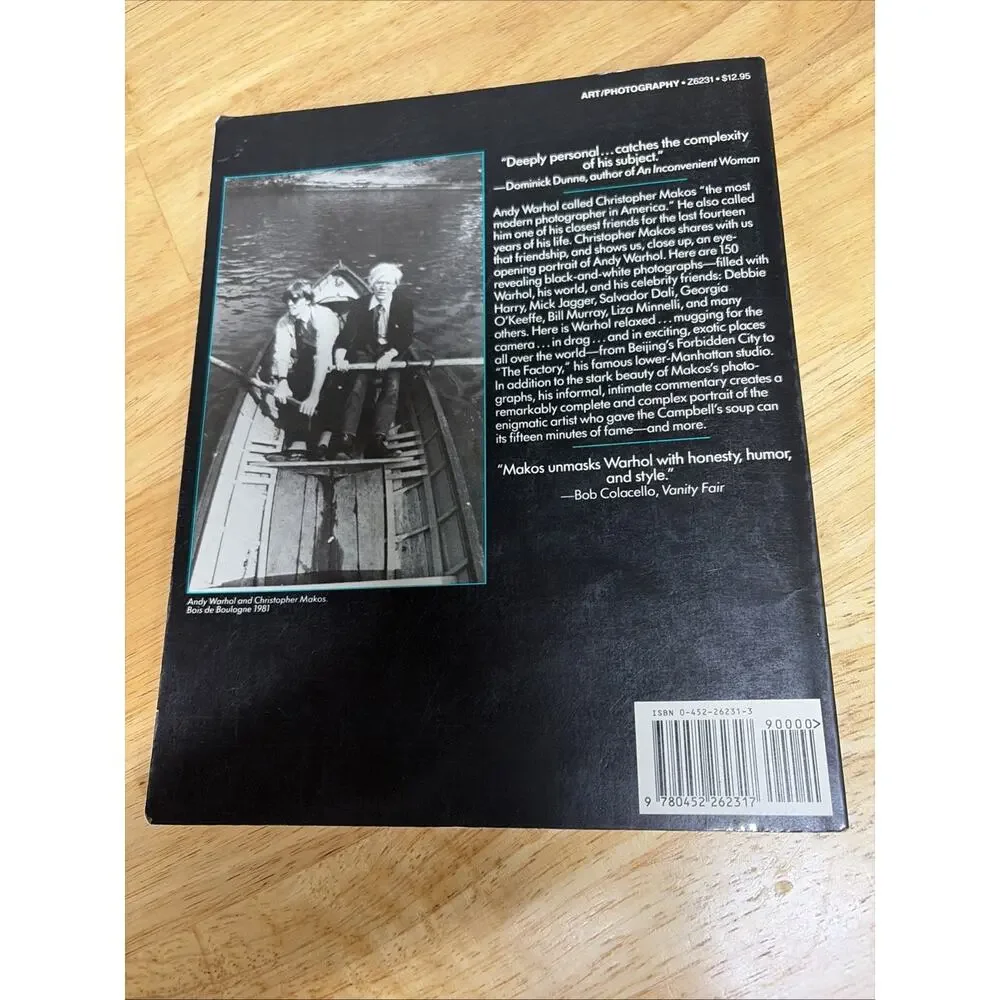 Warhol by Christopher Makos (1990, Trade Paperback)